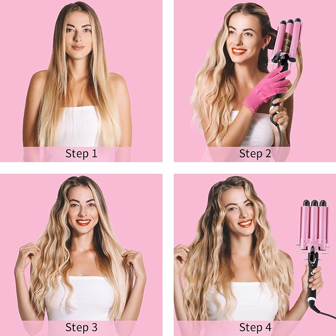 Pinza Rizadora ondas 3 Tubos OFERTAS !
